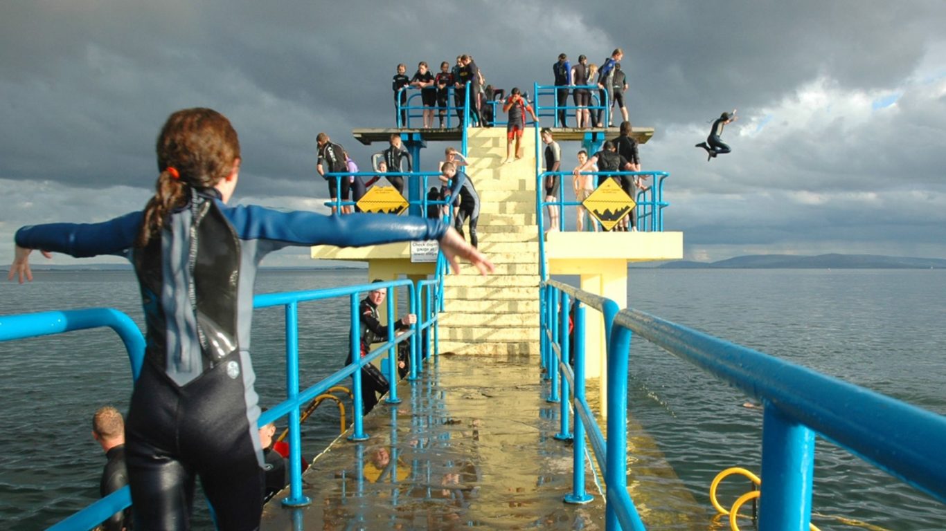 Diving in Salthill