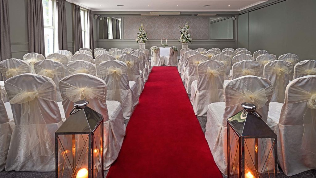 Civil Wedding setting